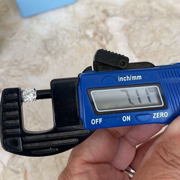 1.82 TCW 14K Charles & Colvard Forever One Moissanite Solitaire Engagement Ring - Picture 11 of 13